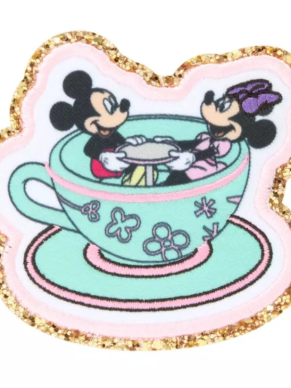 Stoney Clover Lane Disney Mickey and Minnie In the Parks Collection Teacup Patch